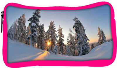 

Snoogg Eco Friendly Canvas Tall Snow Trees Designer Student Pen Pencil Case Coin Purse Pouch Cosmetic Makeup Bag (PINK) Pouch(Multicolor)