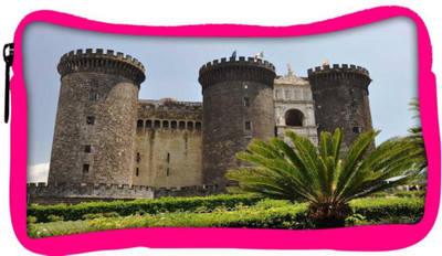 

Snoogg Eco Friendly Canvas Tower Palace Designer Student Pen Pencil Case Coin Purse Pouch Cosmetic Makeup Bag (PINK) Pouch(Multicolor)