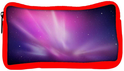 

Snoogg Eco Friendly Canvas Galaxy Designer Student Pen Pencil Case Coin Purse Pouch Cosmetic Makeup Bag (RED) Pouch(Multicolor)