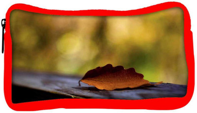 

Snoogg Eco Friendly Canvas Red Leaves With Green Leaves Designer Student Pen Pencil Case Coin Purse Pouch Cosmetic Makeup Bag (RED) Pouch(Multicolor)