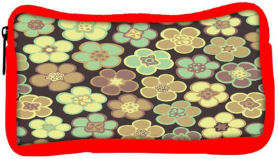 

Snoogg Eco Friendly Canvas Seamless Floral Pattern Flowers Texture Daisy Student Pen Pencil Case Coin Purse Pouch Cosmetic Makeup Bag (RED) Pouch(Multicolor)