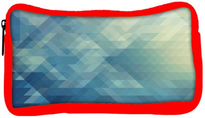 

Snoogg Eco Friendly Canvas Abstract Blue Pattern Designer Student Pen Pencil Case Coin Purse Pouch Cosmetic Makeup Bag (RED) Pouch(Multicolor)