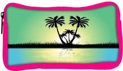 

Snoogg Eco Friendly Canvas Abstract Tropical Background Student Pen Pencil Case Coin Purse Pouch Cosmetic Makeup Bag (PINK) Pouch(Multicolor)