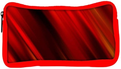 

Snoogg Eco Friendly Canvas Abstract Red Colour Designer Student Pen Pencil Case Coin Purse Pouch Cosmetic Makeup Bag (RED) Pouch(Multicolor)