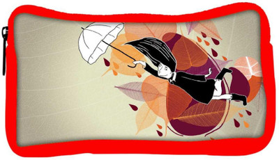 

Snoogg Eco Friendly Canvas Girl With White Umbrella Designer Student Pen Pencil Case Coin Purse Pouch Cosmetic Makeup Bag (RED) Pouch(Multicolor)