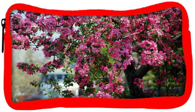 

Snoogg Eco Friendly Canvas Bunch Of Flowers Designer Student Pen Pencil Case Coin Purse Pouch Cosmetic Makeup Bag (RED) Pouch(Multicolor)