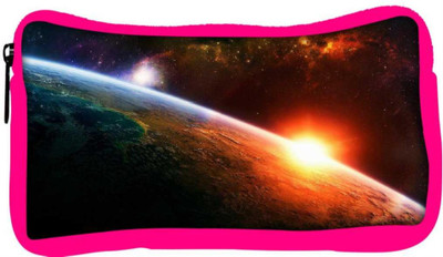

Snoogg Eco Friendly Canvas A New Dawn By Burning Liquid Designer Student Pen Pencil Case Coin Purse Pouch Cosmetic Makeup Bag (PINK) Pouch(Multicolor)