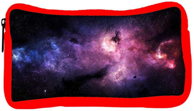 

Snoogg Eco Friendly Canvas Stars Galaxies Purple Designer Student Pen Pencil Case Coin Purse Pouch Cosmetic Makeup Bag (RED) Pouch(Multicolor)