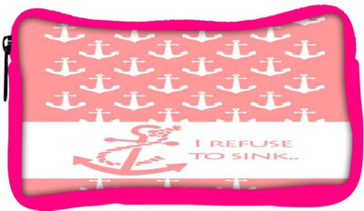 

Snoogg Eco Friendly Canvas I Refuse To Sink Pink Student Pen Pencil Case Coin Purse Pouch Cosmetic Makeup Bag (PINK) Pouch(Multicolor)