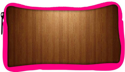 

Snoogg Eco Friendly Canvas Light Wooden Design Designer Student Pen Pencil Case Coin Purse Pouch Cosmetic Makeup Bag (PINK) Pouch(Multicolor)