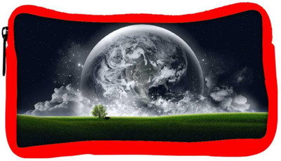 

Snoogg Eco Friendly Canvas Abstract Grey Earth Designer Student Pen Pencil Case Coin Purse Pouch Cosmetic Makeup Bag (RED) Pouch(Multicolor)