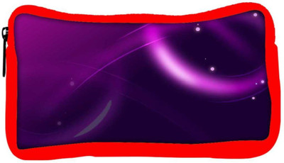 

Snoogg Eco Friendly Canvas Neon Purple Design Designer Student Pen Pencil Case Coin Purse Pouch Cosmetic Makeup Bag (RED) Pouch(Multicolor)