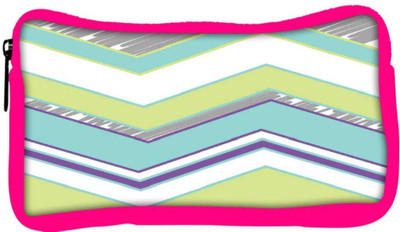 

Snoogg Eco Friendly Canvas Zig Zag Design 2368 Student Pen Pencil Case Coin Purse Pouch Cosmetic Makeup Bag (PINK) Pouch(Multicolor)