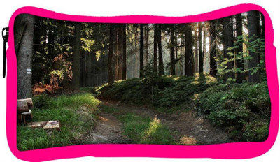 

Snoogg Eco Friendly Canvas No Way In Forest Designer Student Pen Pencil Case Coin Purse Pouch Cosmetic Makeup Bag (PINK) Pouch(Multicolor)