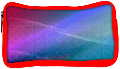 

Snoogg Eco Friendly Canvas Abstract Multiolor Wall Designer Student Pen Pencil Case Coin Purse Pouch Cosmetic Makeup Bag (RED) Pouch(Multicolor)