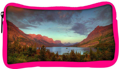 

Snoogg Eco Friendly Canvas Red Mountains Designer Student Pen Pencil Case Coin Purse Pouch Cosmetic Makeup Bag (PINK) Pouch(Multicolor)