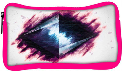 

Snoogg Eco Friendly Canvas Pyramid From Above 2687 Student Pen Pencil Case Coin Purse Pouch Cosmetic Makeup Bag (PINK) Pouch(Multicolor)