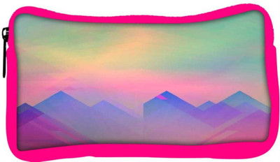 

Snoogg Eco Friendly Canvas Abstract Formations Student Pen Pencil Case Coin Purse Pouch Cosmetic Makeup Bag (PINK) Pouch(Multicolor)