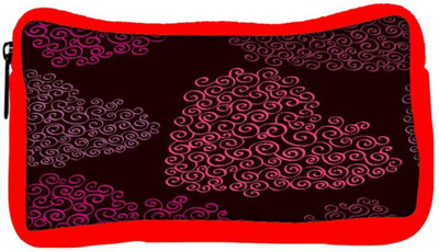 

Snoogg Eco Friendly Canvas Pink Heart Designer Student Pen Pencil Case Coin Purse Pouch Cosmetic Makeup Bag (RED) Pouch(Multicolor)