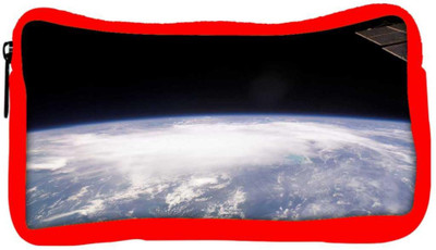 

Snoogg Eco Friendly Canvas Blue Earth Designer Student Pen Pencil Case Coin Purse Pouch Cosmetic Makeup Bag (RED) Pouch(Multicolor)