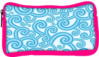 

Snoogg Eco Friendly Canvas Abstract Blue Pattern 1 Designer Student Pen Pencil Case Coin Purse Pouch Cosmetic Makeup Bag (PINK) Pouch(Multicolor)