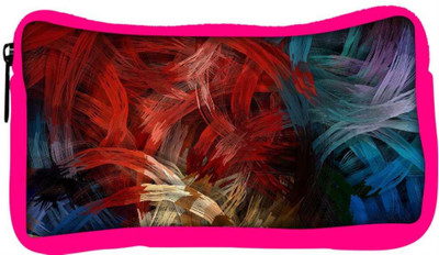 

Snoogg Eco Friendly Canvas Splash Strokes Student Pen Pencil Case Coin Purse Pouch Cosmetic Makeup Bag (PINK) Pouch(Multicolor)