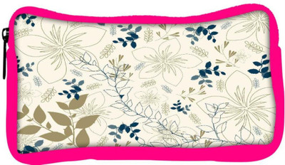 

Snoogg Eco Friendly Canvas Light Floral Design Designer Student Pen Pencil Case Coin Purse Pouch Cosmetic Makeup Bag (PINK) Pouch(Multicolor)