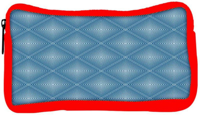 

Snoogg Eco Friendly Canvas Blue Pattern Designer Student Pen Pencil Case Coin Purse Pouch Cosmetic Makeup Bag (RED) Pouch(Multicolor)