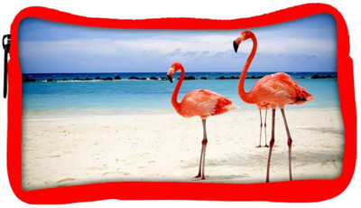 

Snoogg Eco Friendly Canvas Flamingos Designer Student Pen Pencil Case Coin Purse Pouch Cosmetic Makeup Bag (RED) Pouch(Multicolor)