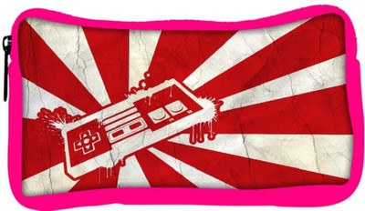 

Snoogg Eco Friendly Canvas Red Joystick Designer Student Pen Pencil Case Coin Purse Pouch Cosmetic Makeup Bag (PINK) Pouch(Multicolor)