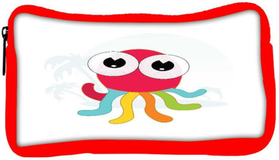 

Snoogg Eco Friendly Canvas Cute Little Octopus Student Pen Pencil Case Coin Purse Pouch Cosmetic Makeup Bag (RED) Pouch(Multicolor)