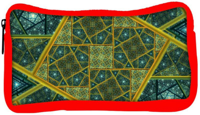 

Snoogg Eco Friendly Canvas Abstract Pattern Design Designer Student Pen Pencil Case Coin Purse Pouch Cosmetic Makeup Bag (RED) Pouch(Multicolor)