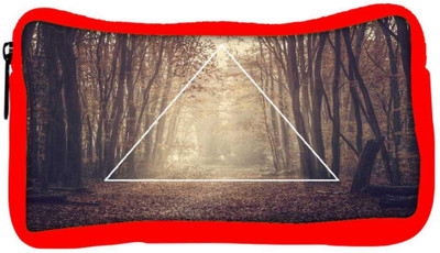 

Snoogg Eco Friendly Canvas Forest View Student Pen Pencil Case Coin Purse Pouch Cosmetic Makeup Bag (RED) Pouch(Multicolor)