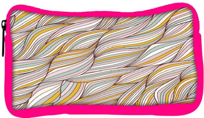 

Snoogg Eco Friendly Canvas Lite Color Leaves Designer Student Pen Pencil Case Coin Purse Pouch Cosmetic Makeup Bag (PINK) Pouch(Multicolor)