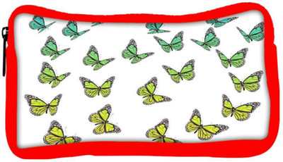

Snoogg Eco Friendly Canvas Butterfly Isolated On White Student Pen Pencil Case Coin Purse Pouch Cosmetic Makeup Bag (RED) Pouch(Multicolor)
