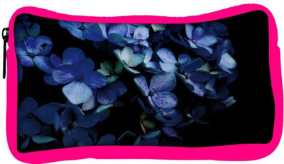 

Snoogg Eco Friendly Canvas Blue Petal Flower Designer Student Pen Pencil Case Coin Purse Pouch Cosmetic Makeup Bag (PINK) Pouch(Multicolor)