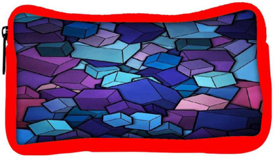 

Snoogg Eco Friendly Canvas Square Shapes Student Pen Pencil Case Coin Purse Pouch Cosmetic Makeup Bag (RED) Pouch(Multicolor)