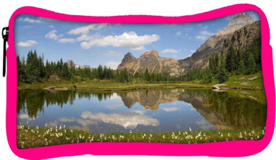 

Snoogg Eco Friendly Canvas Lake Side White Flower Designer Student Pen Pencil Case Coin Purse Pouch Cosmetic Makeup Bag (PINK) Pouch(Multicolor)