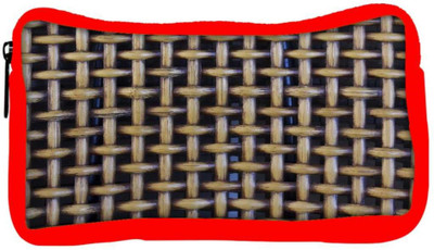 

Snoogg Eco Friendly Canvas Zig Zag Blocks Designer Student Pen Pencil Case Coin Purse Pouch Cosmetic Makeup Bag (RED) Pouch(Multicolor)