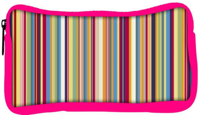 

Snoogg Eco Friendly Canvas Super Lining Pattern 2538 Student Pen Pencil Case Coin Purse Pouch Cosmetic Makeup Bag (PINK) Pouch(Multicolor)