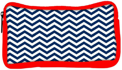 

Snoogg Eco Friendly Canvas White And Blue Strips Designer Student Pen Pencil Case Coin Purse Pouch Cosmetic Makeup Bag (RED) Pouch(Multicolor)