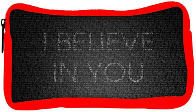 

Snoogg Eco Friendly Canvas I Believe In You Designer Student Pen Pencil Case Coin Purse Pouch Cosmetic Makeup Bag (RED) Pouch(Multicolor)