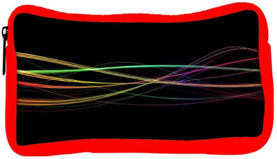 

Snoogg Eco Friendly Canvas Multiple Rays In Black Background Designer Student Pen Pencil Case Coin Purse Pouch Cosmetic Makeup Bag (RED) Pouch(Multicolor)