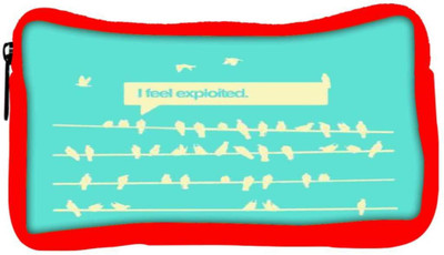 

Snoogg Eco Friendly Canvas Birds Feel Expoited 2912 Student Pen Pencil Case Coin Purse Pouch Cosmetic Makeup Bag (RED) Pouch(Multicolor)