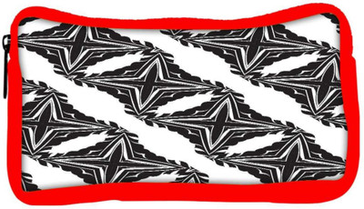 

Snoogg Eco Friendly Canvas Cross Pattern Designer Student Pen Pencil Case Coin Purse Pouch Cosmetic Makeup Bag (RED) Pouch(Multicolor)