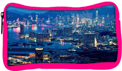 

Snoogg Eco Friendly Canvas Lake Side City Designer Student Pen Pencil Case Coin Purse Pouch Cosmetic Makeup Bag (PINK) Pouch(Multicolor)