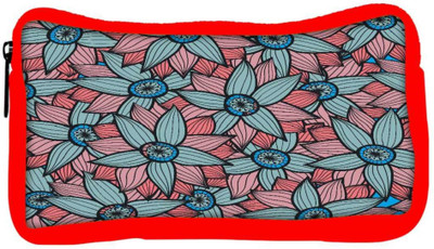 

Snoogg Eco Friendly Canvas Abstract Floral Background Student Pen Pencil Case Coin Purse Pouch Cosmetic Makeup Bag (RED) Pouch(Multicolor)