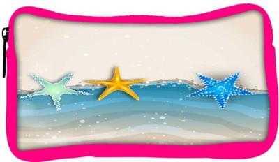 

Snoogg Eco Friendly Canvas Abstract Summer Background Student Pen Pencil Case Coin Purse Pouch Cosmetic Makeup Bag (PINK) Pouch(Multicolor)