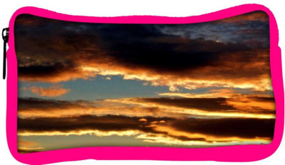 

Snoogg Eco Friendly Canvas Evening Clouds In Sky Background Student Pen Pencil Case Coin Purse Pouch Cosmetic Makeup Bag (PINK) Pouch(Multicolor)