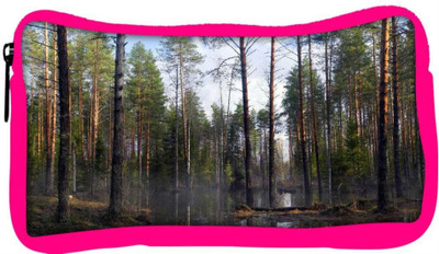 

Snoogg Eco Friendly Canvas Flood In Forest Designer Student Pen Pencil Case Coin Purse Pouch Cosmetic Makeup Bag (PINK) Pouch(Multicolor)